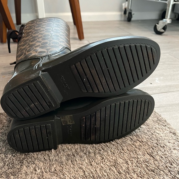 Coach “Tristee” Women's Brown Rain Boots - Picture 7 of 7